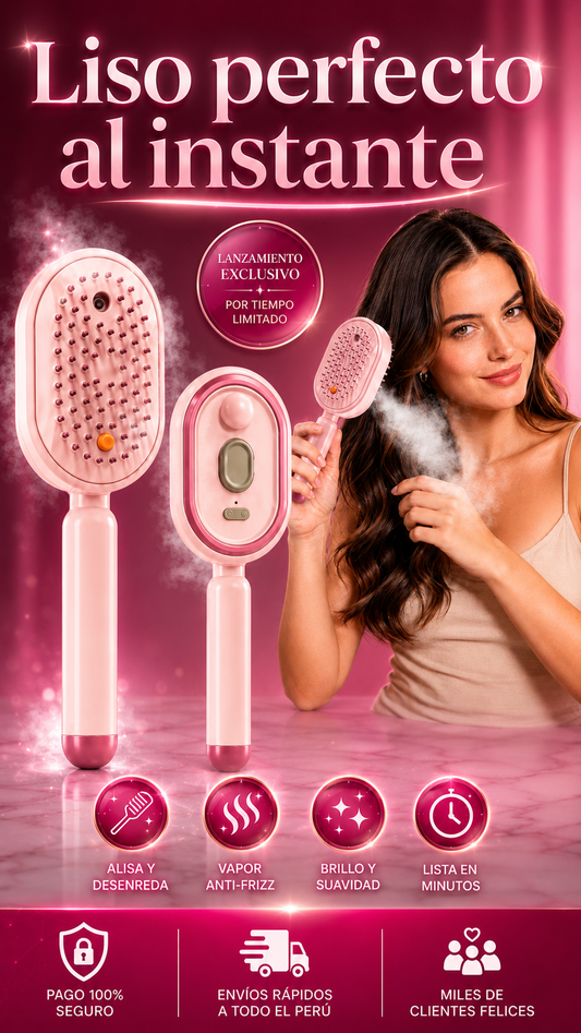 PEINE A VAPOR ALISADOR