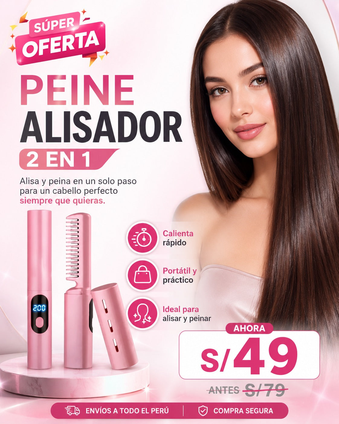 PEINE ALISADOR