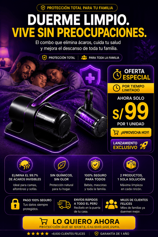 ASPIRADORA ANTIÁCAROS